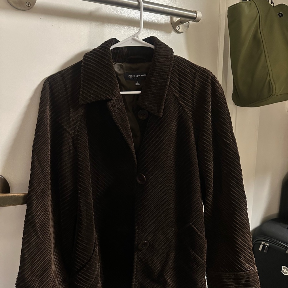 Dark Brown Corduroy Jacket